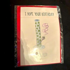 Funny birthday card.